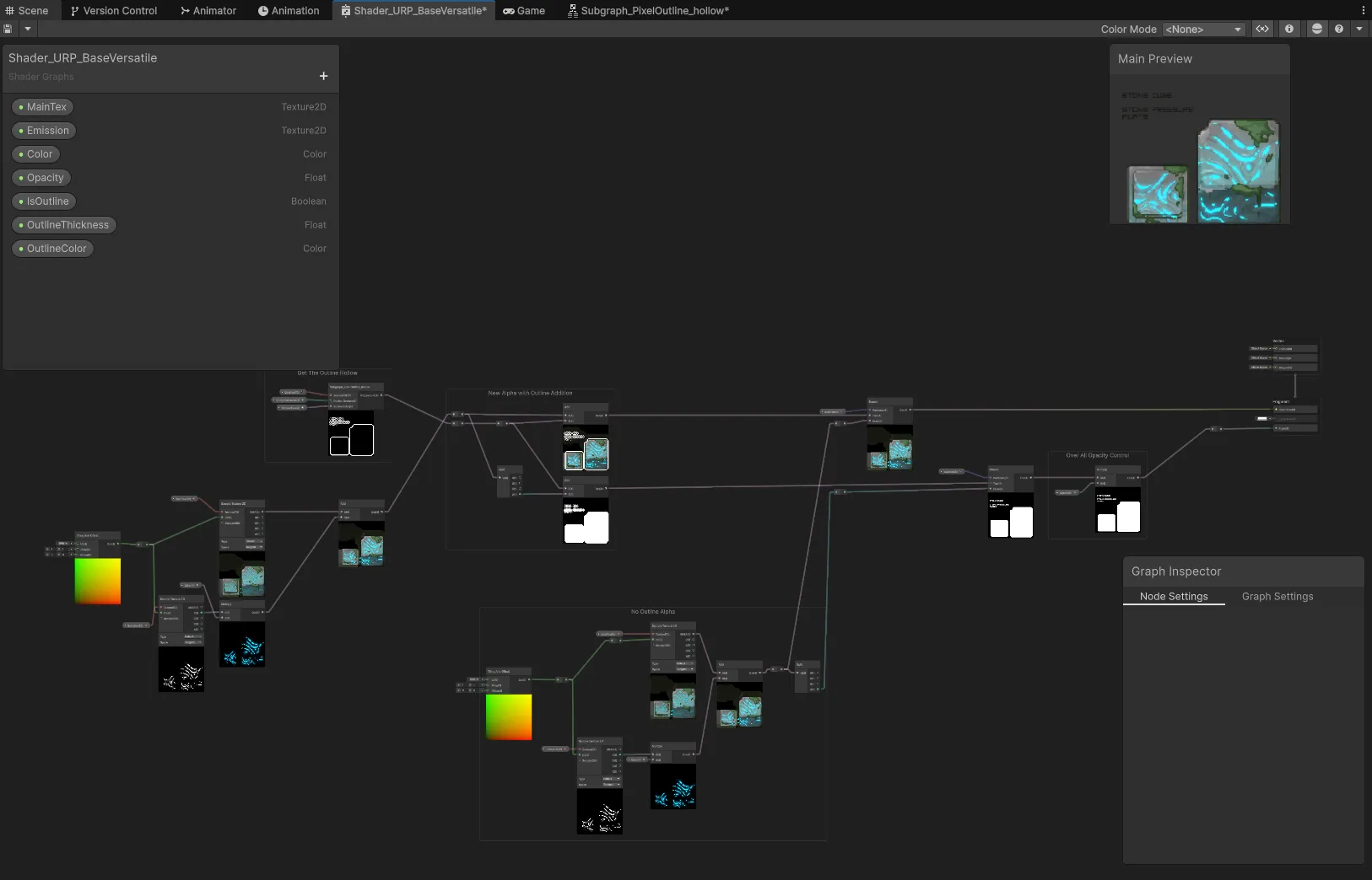 URP Shader Graph nodes
